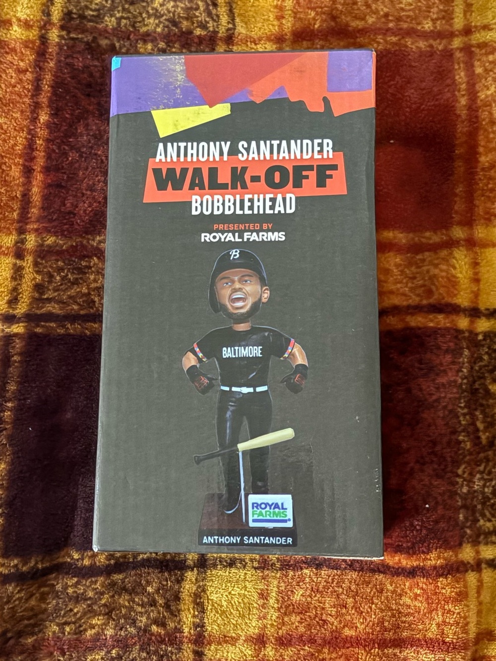 NEW Anthony Santander Walk-Off Bobblehead Baltimore Oriole’s June 2024